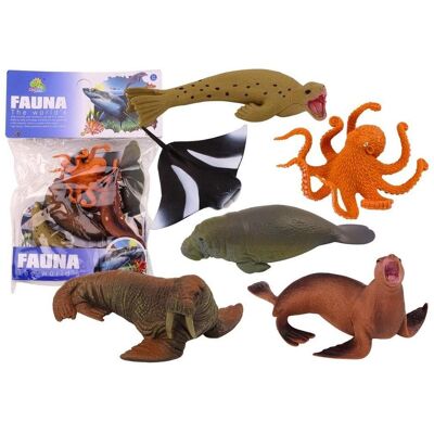 Lean Toys Meerestiere Figurenset 6-tlg Lean Toys Meerestiere Figurenset 6-tlg