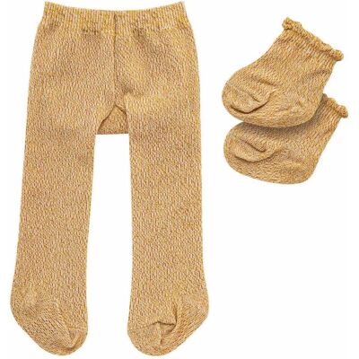 Heless Puppenstrumpfhose mit Socken - Gold Heless Puppenstrumpfhose mit Socken - Gold