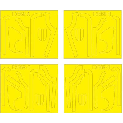 Eduard B-17G antiglare panels(BO & DL productio for Revell/Monogram Eduard B-17G antiglare panels(BO & DL productio for Revell/Monogram