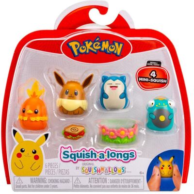Jazwares POK Figure 4 Pack - Squishalongs, sort. Jazwares POK Figure 4 Pack - Squishalongs, sort.
