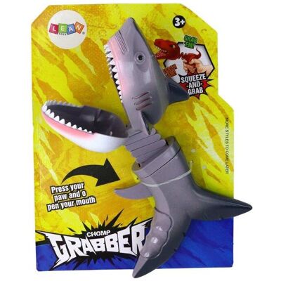 Lean Toys Grauhai-Beissspielzeug auf einer Feder Lean Toys Grauhai-Beissspielzeug auf einer Feder