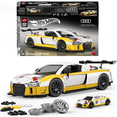 Mattel Brick Shop Hot Wheels Elite Audi R8 Mattel Brick Shop Hot Wheels Elite Audi R8