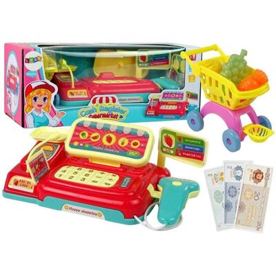 Lean Toys, Kaufladen Zubehör, Shop-Registrierkasse + Zubehör Lean Toys, Kaufladen Zubehör, Shop-Registrierkasse + Zubehör