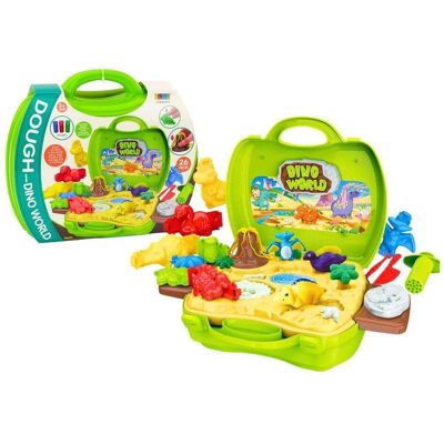 Lean Toys Spielknete im Koffer Dinosaur World Lean Toys Spielknete im Koffer Dinosaur World