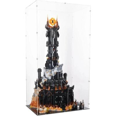 iDisplayit Acryl-Display für LEGO 10333 Der Herr der Ringe: Barad-dûr (Mit schwarzem Boden) iDisplayit Acryl-Display für LEGO 10333 Der Herr der Ringe: Barad-dûr (Mit schwarzem Boden)