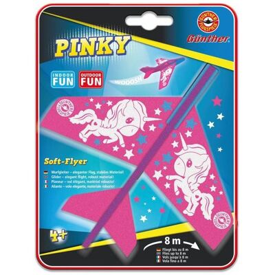 Günther Flugspiele Günther Paul Wurfgleiter Pinky EVA 17cm 4+ Günther Flugspiele Günther Paul Wurfgleiter Pinky EVA 17cm 4+