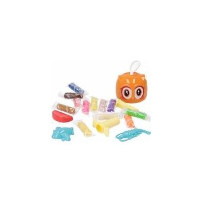 Creative Eule aus Plastilin + Zubehör, 19 cm, s/w, ausgeste Creative Eule aus Plastilin + Zubehör, 19 cm, s/w, ausgeste