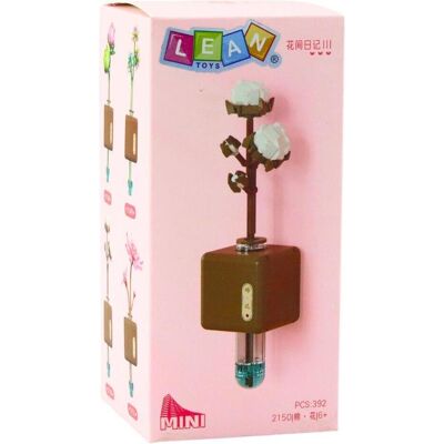 Lean Toys Bausteine Baumwollblütenzweig im Fläschchen 392 Stk. Lean Toys Bausteine Baumwollblütenzweig im Fläschchen 392 Stk.
