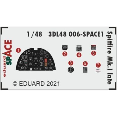 Eduard Spitfire Mk.I late SPACE 1/48 for Eduard Spitfire Mk.I late SPACE 1/48 for