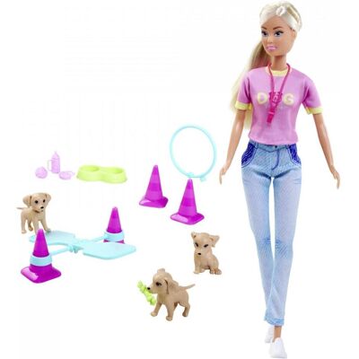 Simba Steffi Welpen-Trainer - Spielzeugpuppe Simba Steffi Welpen-Trainer - Spielzeugpuppe