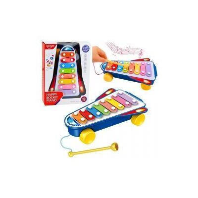 Lean Toys Becken-Rakete auf Rädern Lean Toys Becken-Rakete auf Rädern