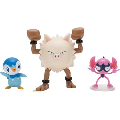Jazwares Pokémon pack 3 figurines First Partner Battle Figure Set Grimalin, Tiplouf & Colossinge Jazwares Pokémon pack 3 figurines First Partner Battle Figure Set Grimalin, Tiplouf & Colossinge