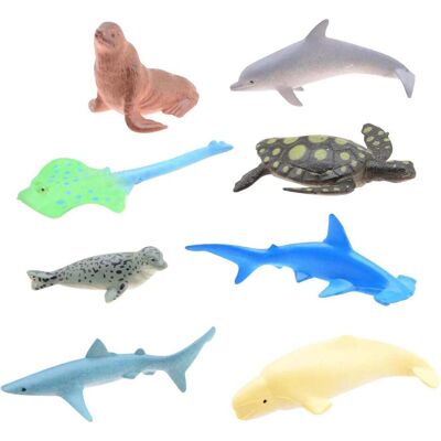 Johntoy Tierwelt - Meerestiere Spielset, 8-tlg. Johntoy Tierwelt - Meerestiere Spielset, 8-tlg.
