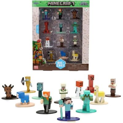 Simba Jada Minecraft Metallhöschen, 12er-Pack, 4 cm H17 Simba Jada Minecraft Metallhöschen, 12er-Pack, 4 cm H17