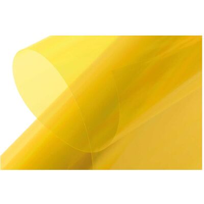 Kavan Bügelfolie transparent gelb 2 Meter, Breite 64cm Kavan Bügelfolie transparent gelb 2 Meter, Breite 64cm