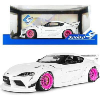 Solido 1:18 Toyota GR Supra LWB weiss/pink 2025 Solido 1:18 Toyota GR Supra LWB weiss/pink 2025