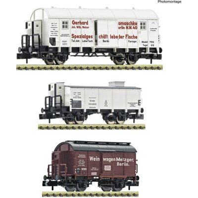 Fleischmann 6660148 N 3-tlg. Set: Gedeckte Güterwagen der DRB (Spur N) Fleischmann 6660148 N 3-tlg. Set: Gedeckte Güterwagen der DRB (Spur N)