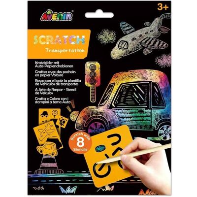 Avenir AVE Kratzerset mit Schablone: Transport Avenir AVE Kratzerset mit Schablone: Transport