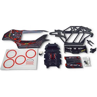 Carson Karosserie-Set Offroad Fighter Cage rot Carson Karosserie-Set Offroad Fighter Cage rot
