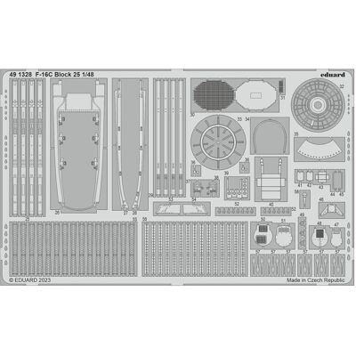 Eduard F-16C Block 25 1/48 for KINETIC Eduard F-16C Block 25 1/48 for KINETIC
