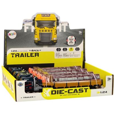 Lean Toys Holztransporter 1:24 Lean Toys Holztransporter 1:24