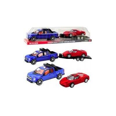 Lean Toys Geländewagen mit Abschleppwagen Sportwagen-Set Lean Toys Geländewagen mit Abschleppwagen Sportwagen-Set