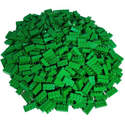2x4 Steine Grün - Classic, Basic, City - green 3001 Menge 250 Stueck (3001, LEGO Zubehör) 2x4 Steine Grün - Classic, Basic, City - green 3001 Menge 250 Stueck (3001, LEGO Zubehör)