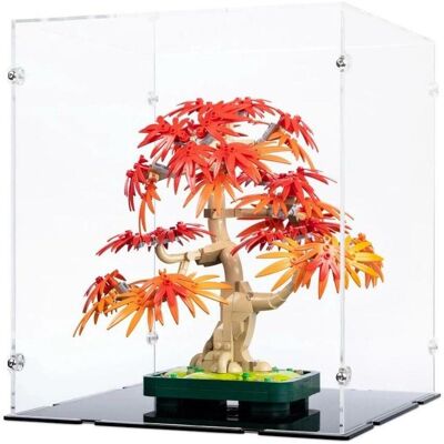 iDisplayit Acryl-Display für LEGO 10348 Japanischer Roter Ahorn – Bonsai-Baum (Mit schwarzem Boden) iDisplayit Acryl-Display für LEGO 10348 Japanischer Roter Ahorn – Bonsai-Baum (Mit schwarzem Boden)