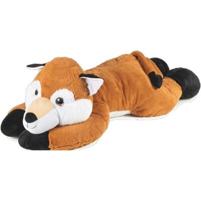 Decar Lying Fox 100 cm Glitter - Padding 100% Recycled Material Decar Lying Fox 100 cm Glitter - Padding 100% Recycled Material