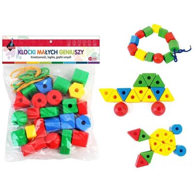 Askato Little Genius Blocks - Big beads Askato Little Genius Blocks - Big beads