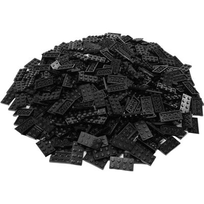 2X4 Bauplatten Schwarz - Black plate 3020 - 50x (3020, LEGO Zubehör) 2X4 Bauplatten Schwarz - Black plate 3020 - 50x (3020, LEGO Zubehör)