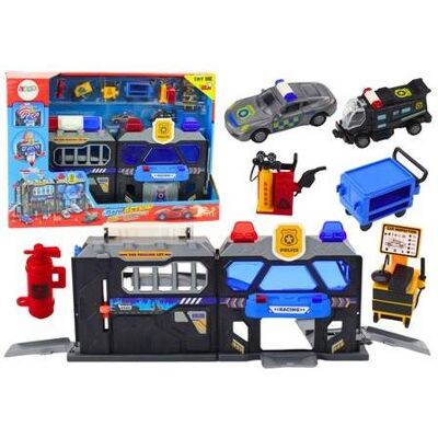 Leantoys - Police Garage - Lichter - Geräusche - Spielset Leantoys - Police Garage - Lichter - Geräusche - Spielset