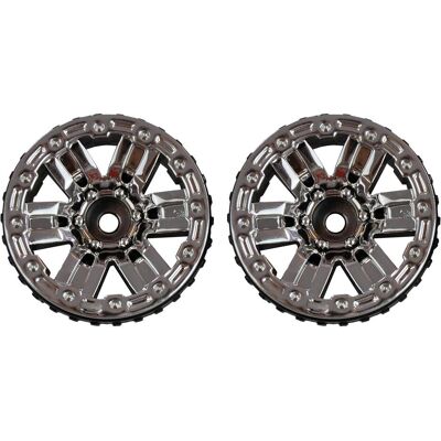 Amewi Felgen Chrom Dirt Climbing SUV/Pick-Up, 2 Stück Amewi Felgen Chrom Dirt Climbing SUV/Pick-Up, 2 Stück