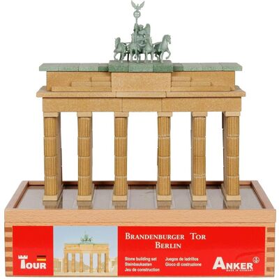 Goki Brandenburger Tor aus Ankersteinen mit Quadriga in Buchsbaumholzkiste Goki Brandenburger Tor aus Ankersteinen mit Quadriga in Buchsbaumholzkiste