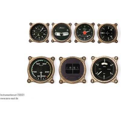 Aeronaut instrumenteset klassische form ca. 1:4 Aeronaut instrumenteset klassische form ca. 1:4