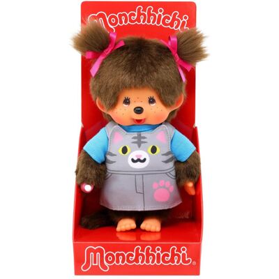 Monchhichi 20cm Animal Dress Kitten (10 cm) Monchhichi 20cm Animal Dress Kitten (10 cm)