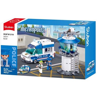 Sluban Metropolis M38-B1218 Riot Squad Transport Truck: Gangster hinter Gittern Sluban Metropolis M38-B1218 Riot Squad Transport Truck: Gangster hinter Gittern