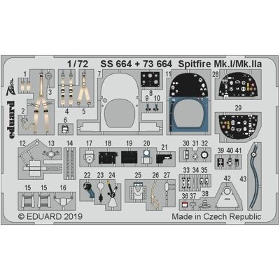 Eduard Spitfire Nk.I/Mk.IIa for Airfix Eduard Spitfire Nk.I/Mk.IIa for Airfix
