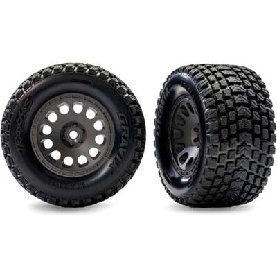 Traxxas Reifen Gravix vorne auf Felge grau (2) Mini XRT Traxxas Reifen Gravix vorne auf Felge grau (2) Mini XRT