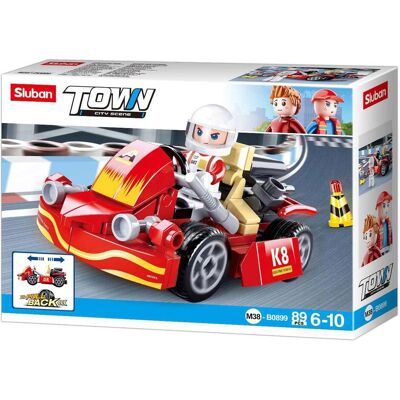Sluban Pull-Back-Kart Sluban Pull-Back-Kart