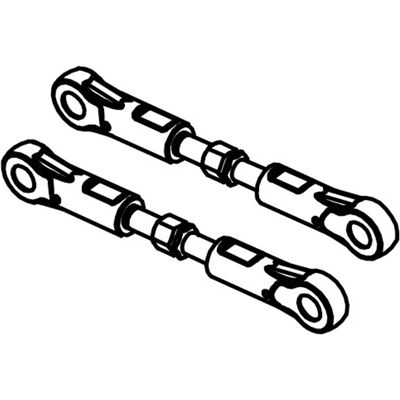 Absima Adjustable Upper Tie Rods (2) Absima Adjustable Upper Tie Rods (2)