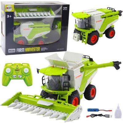 Lean Toys Ferngesteuerter 2in1-Mähdrescher mit Schneidwerk Lean Toys Ferngesteuerter 2in1-Mähdrescher mit Schneidwerk