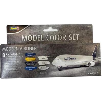 Revell, Künstlerfarbe + Bastelfarbe, Model Color - Modern Airliner Revell, Künstlerfarbe + Bastelfarbe, Model Color - Modern Airliner