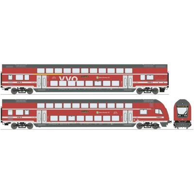 Roco H0 Ro 2er-Set Doppelstockwagen, Db Ag A (Spur H0) Roco H0 Ro 2er-Set Doppelstockwagen, Db Ag A (Spur H0)