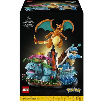 Bisaflor, Glurak und Turtok (72153, LEGO Pokémon) Bisaflor, Glurak und Turtok (72153, LEGO Pokémon)