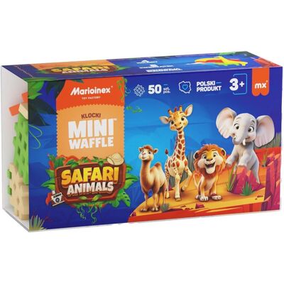 Marioinex Mini Waffel 50el Tiere Safari Marioinex Mini Waffel 50el Tiere Safari