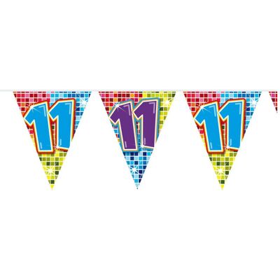 Folat Mini Bunting Blöcke 11 Jahren 3mtr. (1 Stk.) Folat Mini Bunting Blöcke 11 Jahren 3mtr. (1 Stk.)