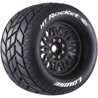 Louise MT-ROCKET 1/8 SPORT (2) Uni-Sechskant tauschbar Felge schwarz 0 & 1/2 OFFSET HEX 17MM Louise MT-ROCKET 1/8 SPORT (2) Uni-Sechskant tauschbar Felge schwarz 0 & 1/2 OFFSET HEX 17MM