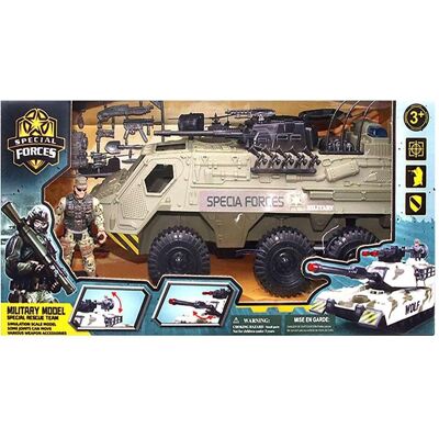 Toymax Militrst m/specialforce kampvogn + tilbehr Toymax Militrst m/specialforce kampvogn + tilbehr