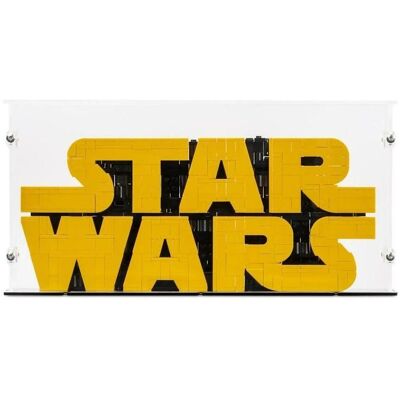 iDisplayit Acryl-Display für LEGO 75407 Star Wars Logo aus LEGO Steinen (Mit schwarzem Boden) iDisplayit Acryl-Display für LEGO 75407 Star Wars Logo aus LEGO Steinen (Mit schwarzem Boden)